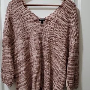 High-low/crop sweater